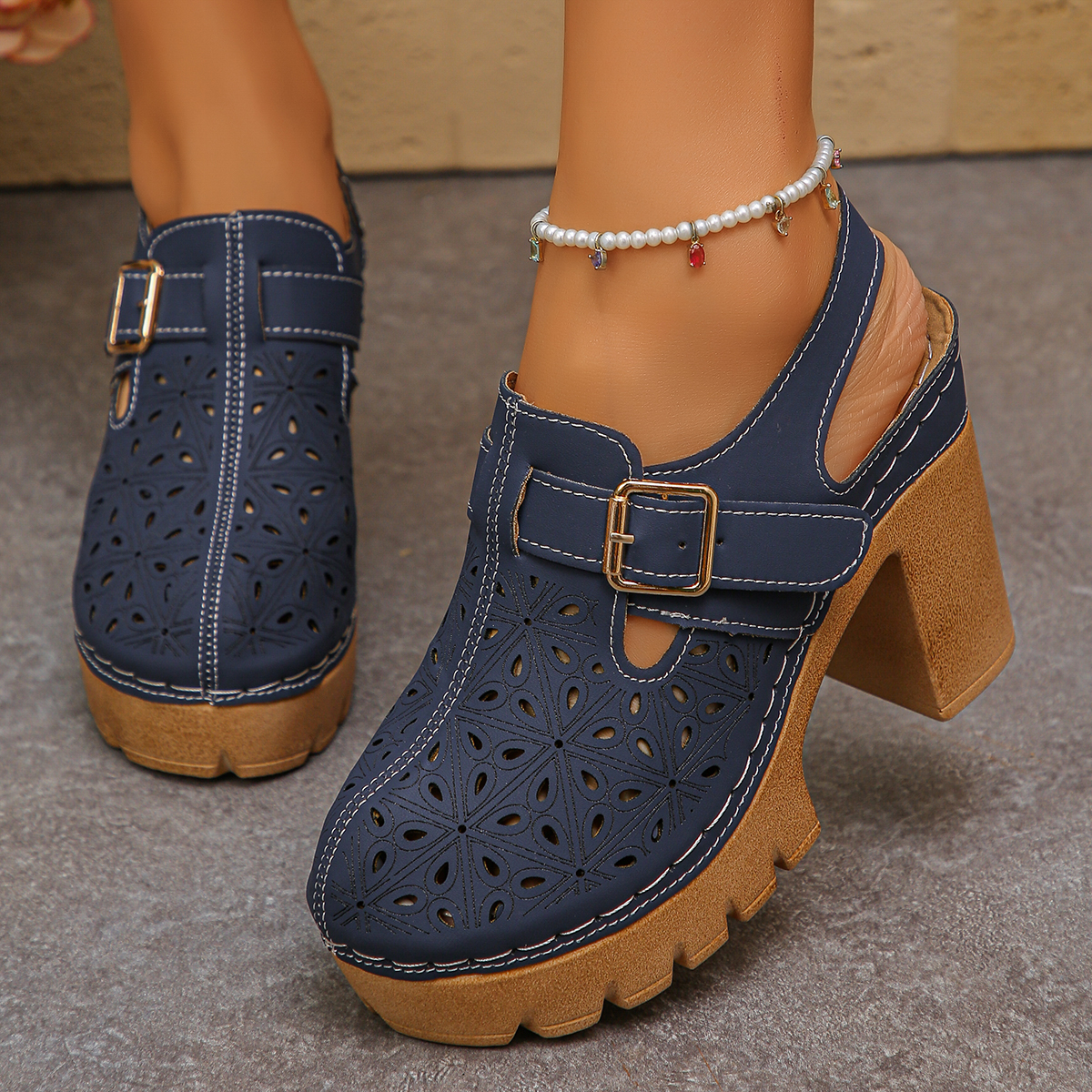 Large Size Women's Thick Heel  - مراجعة Women Shoes Model وسعره