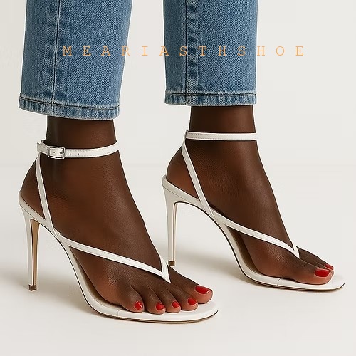 Beige Black Cross Straps Flip- - مراجعة Leopard Print Heels وسعره