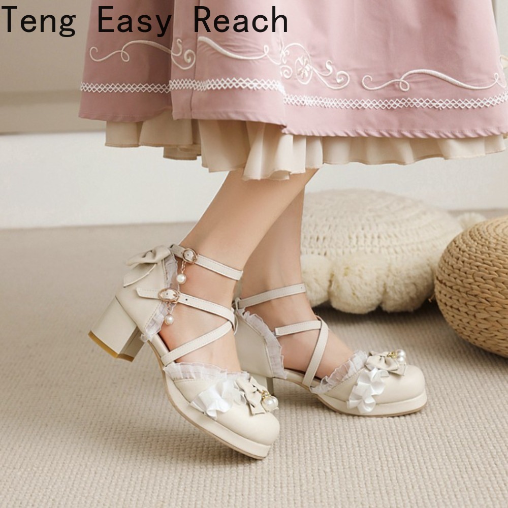 Women's White Beige Pink Sanda - مراجعة Women'S Shoes Easy Street وسعره