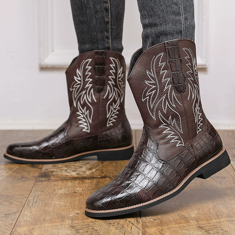 Men's Croc-Embossed Western Co - مراجعة Women'S Shoes Crocs وسعره