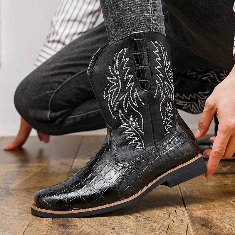 Men's Croc-Embossed Western Co - مراجعة Women'S Shoes Crocs وسعره