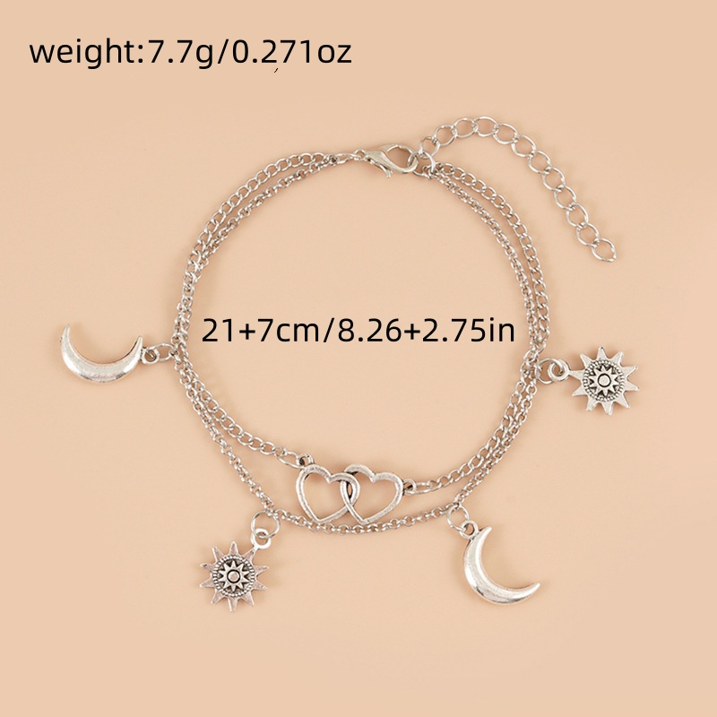 2025 Two layer Chain Heart sha - مراجعة Gold Chain Sandal وسعره