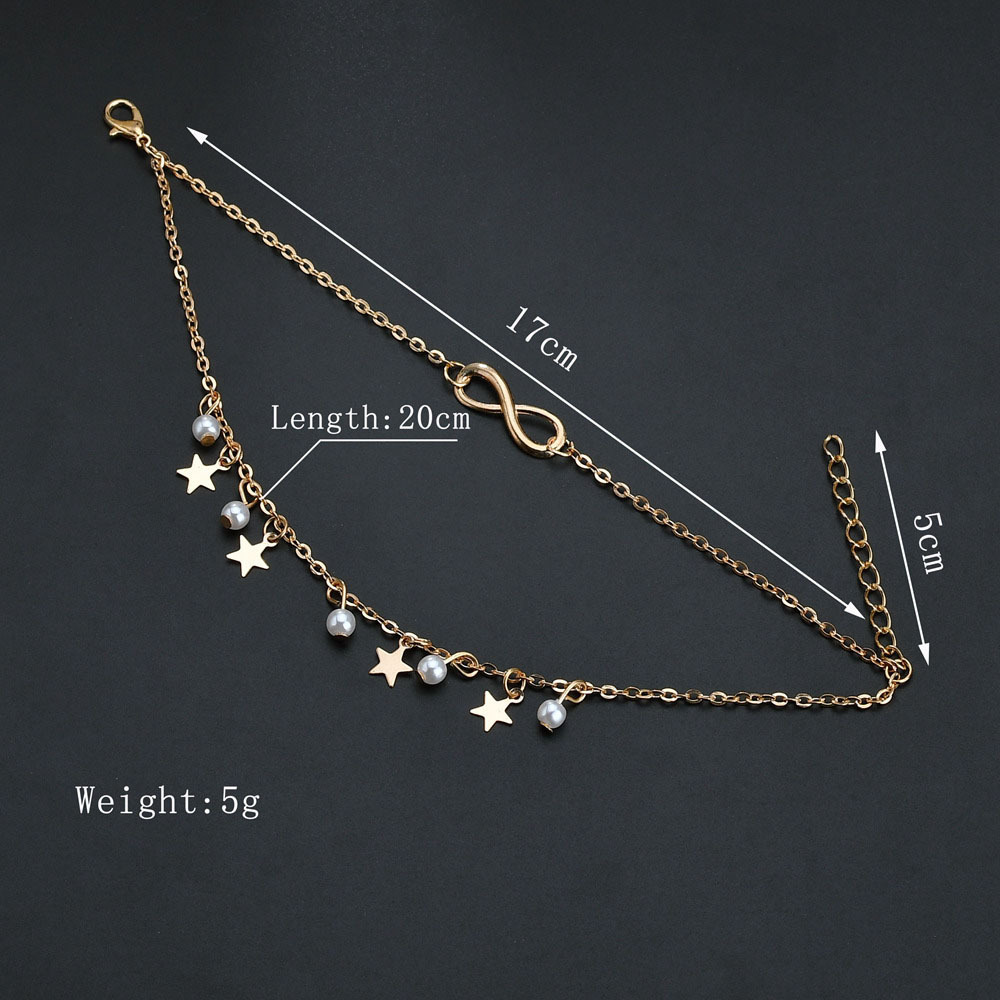 Simple Tassel Double Star Pear - مراجعة Gold Chain Sandal وسعره
