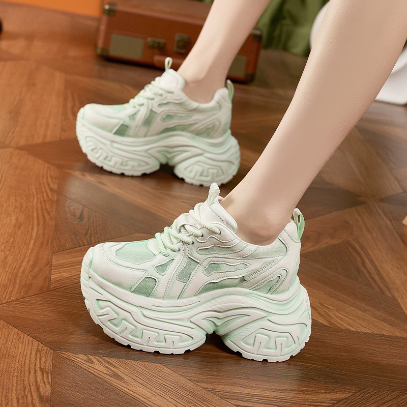 Women's Fashion Chunky Platfor - مراجعة Mesh Sneaker Women وسعره