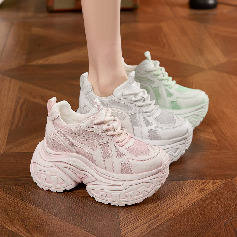 Women's Fashion Chunky Platfor - مراجعة Mesh Sneaker Women وسعره