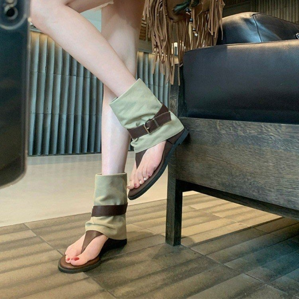 Vintage Color Block Toe Ring S - مراجعة Women Shoes Model وسعره