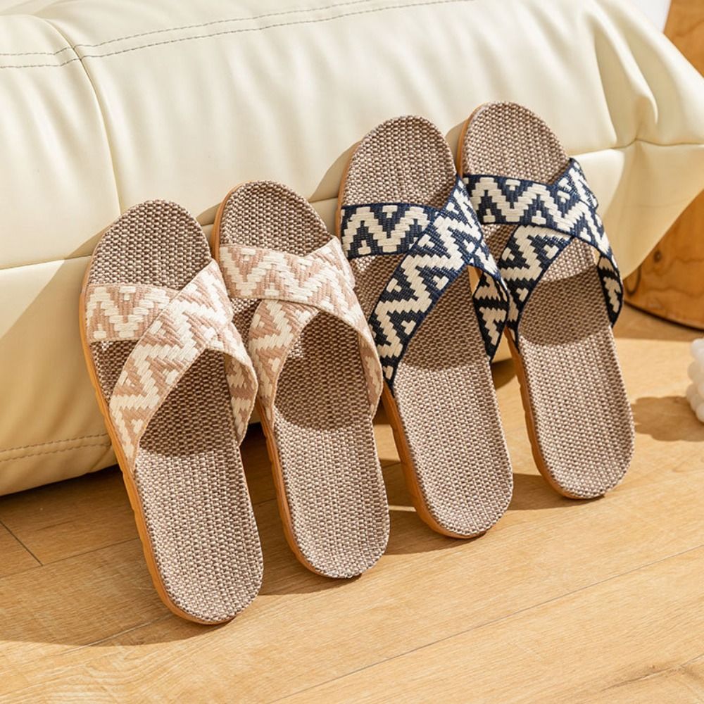 Fashion Ethnic Style Linen Cro - مراجعة Women'S Shoes To Men'S وسعره