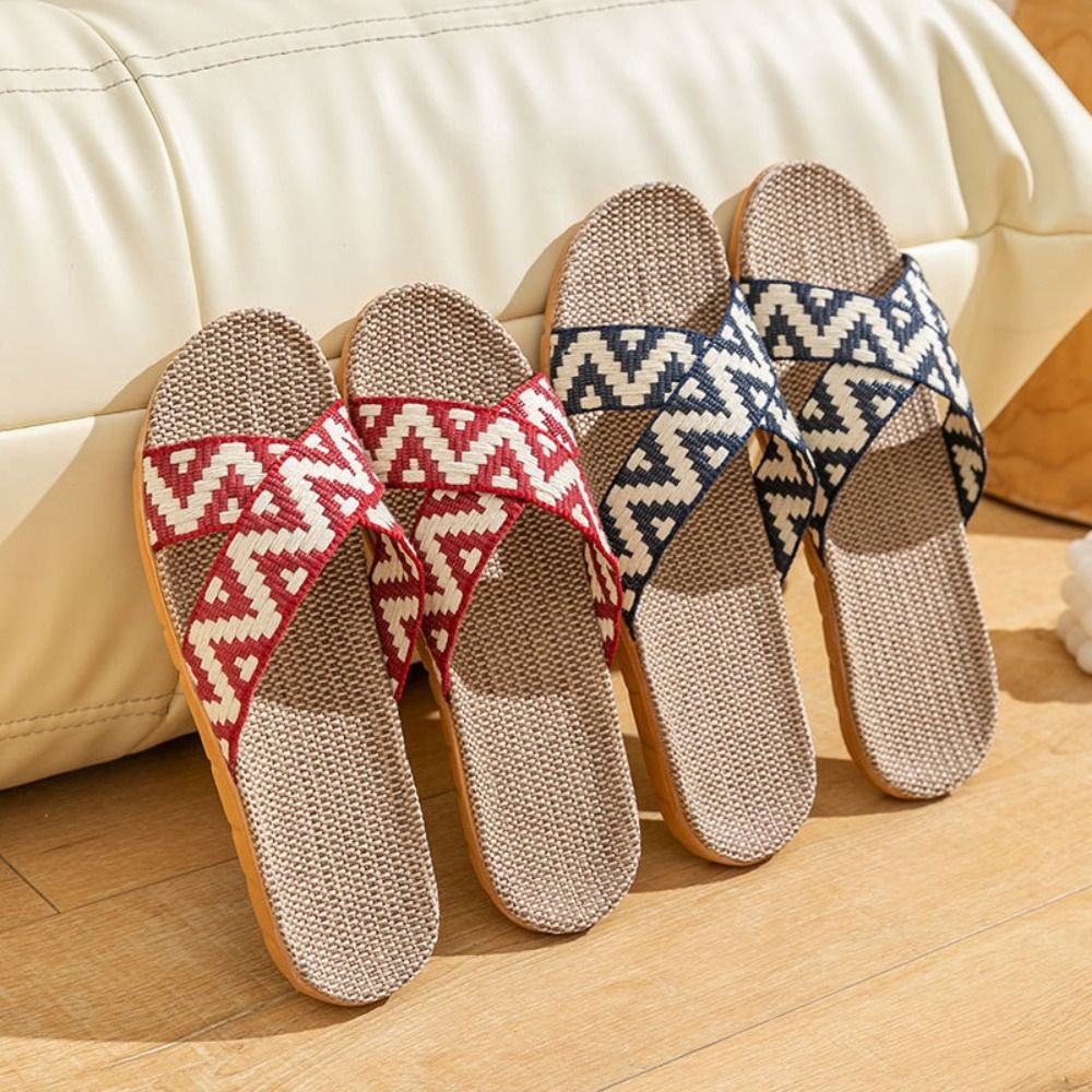 Fashion Ethnic Style Linen Cro - مراجعة Women'S Shoes To Men'S وسعره